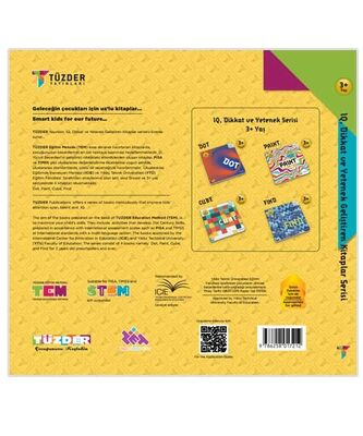 3+ Yaş 4'lü Set | IQ, Dikkat ve Yetenek Geliştiren Kitaplar Serisi - 12