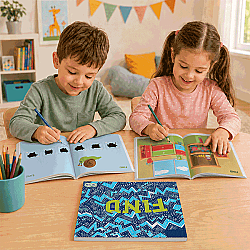 3+ Yaş 4'lü Set | IQ, Dikkat ve Yetenek Geliştiren Kitaplar Serisi - 6