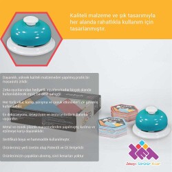 ZET Zeka Oyun-Resepsiyon-Restoran Zili Kaliteli Malzeme ve Ses 7,9x4,5 cm - 11