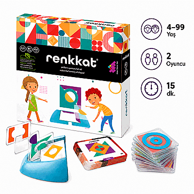 RENKKAT (Tekli) Dikkat ve Zeka Oyunu 4+ Yaş 1 Oyuncu - 1