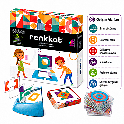 RENKKAT (Tekli) Dikkat ve Zeka Oyunu 4+ Yaş 1 Oyuncu - 5