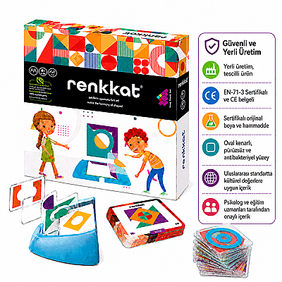 RENKKAT (Tekli) Dikkat ve Zeka Oyunu 4+ Yaş 1 Oyuncu - 6